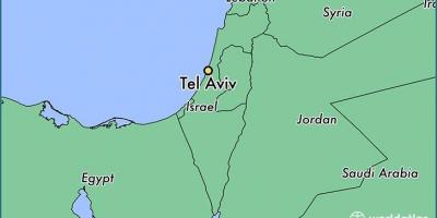 خريطة تل أبيب العالم