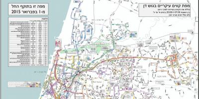 تل أبيب الحافلات خريطة